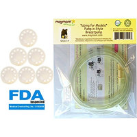 Tubing for Medela Pump in Style Advanced Breastpump Released After Jul 2006 Plus 6 Membranes in Retail Pack. Replaces Medela Tubing and Medela Membrane. BPA Free. Made By Maymom (2 Tubes and 6 Membranes)