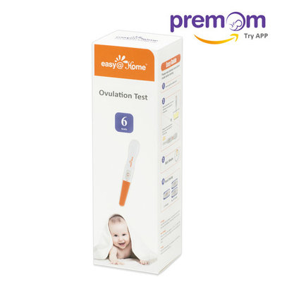 Easy@Home 6 Ovulation (LH) Tests - Midstream Test sticks
