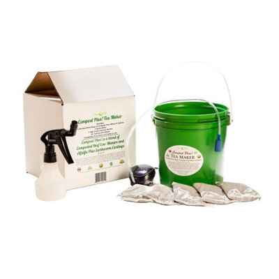 Planttea Compost Plus Tea Maker with 5-Brew Bags of Compost Plus Makes 5 gal.