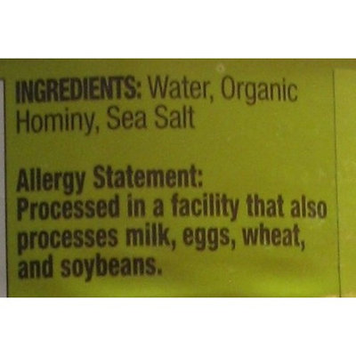 Organic Hominy by Natural Value, 30 ounce can