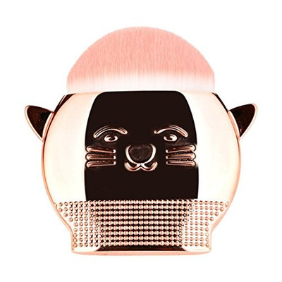 KaiCran Cute Cat Makeup Brush Foundation Powder Contour Powder Blush Makeup Cosmetic Brush