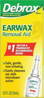 Debrox 6.5% Strength Carbamide Peroxide Earwax Removal Aid, 0.5 oz. Drops