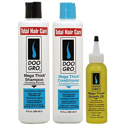 Doo Gro Mega Thick Shampoo + Conditioner + Growth Oil