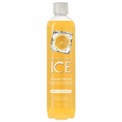Talkingrain Beverage Co. Sparkling Ice Naturally Flavored Sparkling Water, Orange Mango, 17 Fl Oz