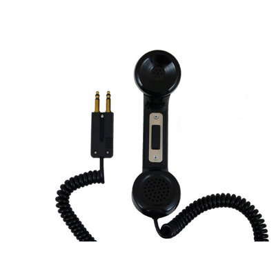 Plantronics Clarity/Walker PTS-500-OP4 Push-To-Signal Telephone Handset - Black