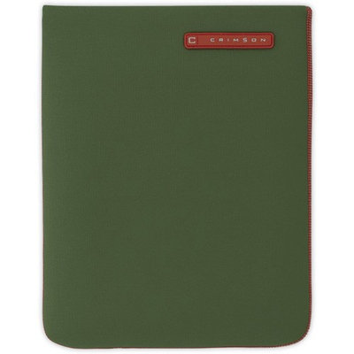 CRIMSON Green Neoprene Sleeve for iPad 2, 3, 4 CRIMSON Green Neoprene Sleeve for iPad 2, 3, 4