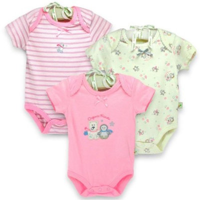 Organically Grown Infant 'Winter Friends' Organic Cotton Bodysuits (Set of 3)