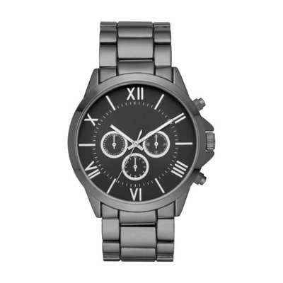 Men's Gunmetal Bracelet Watch