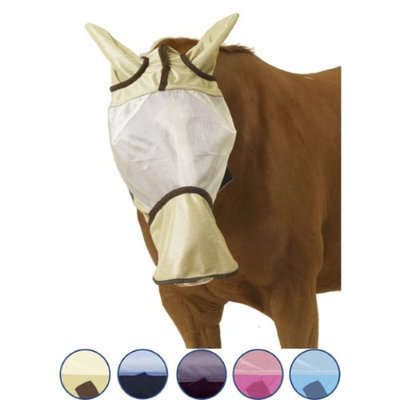 Centaur Super Fly Long Nose Mask Horse Lavender/Plum