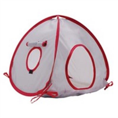 Hagen Living World Tent Size: Medium, Color: Grey / Red