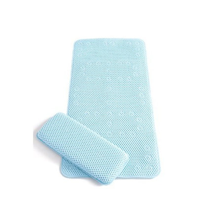 Clevamama Full Length Bath Mat with Kneeling Cushion