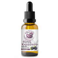 Black Raspberry Seed Carrier Oil. 1oz. Cold-pressed. Unrefined. Organic. 100% Pure. US-made. Hexane-free. Protects and Rejuvenates Skin. Natural Moisturizer. For Hair, Skin, Nails, Stretch Marks.