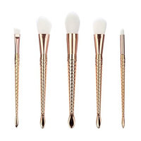 Becoler Eyebrow Eyeliner Blush Cosmetic Concealer Brushes 7 Pieces