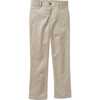 Boys Flat Front Twill Pant With Scotchguard