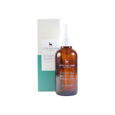 Little Seed Farm Essential Beard Oil, Rosemary Mint, 2 Oz