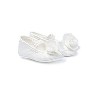 Monnalisa Girls' First Walking Shoes White WHITE