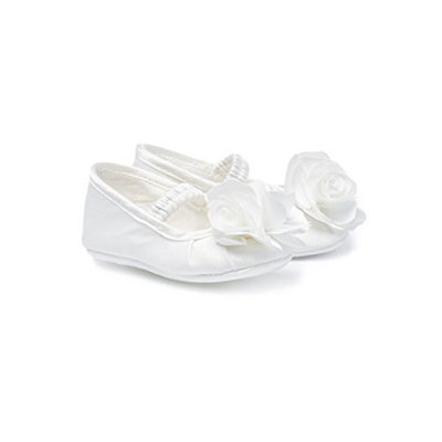 Monnalisa Girls' First Walking Shoes White WHITE