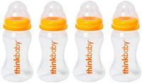 Thinkbaby Baby Bottle with Stage A Nipple (0-6 Months) - 9 Ounce - 4 Pack