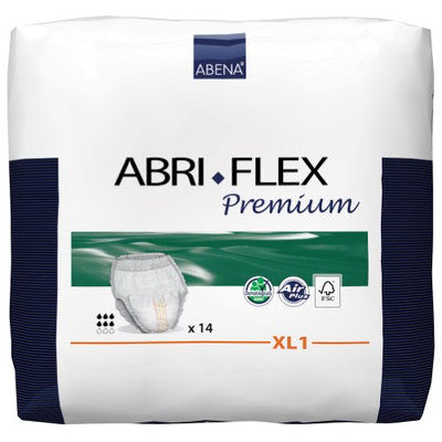 Abena Unisex-Adult Abri-Flex Premium Incontinence Briefs Underwear - Level 2 - Xl