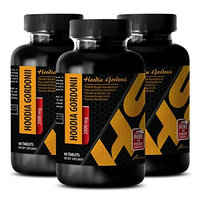 Metabolism booster for women - PURE HOODIA GORDONII EXTRACT 2000 Mg - Suppressant gordonii - 3 Bottle 180 Tablets