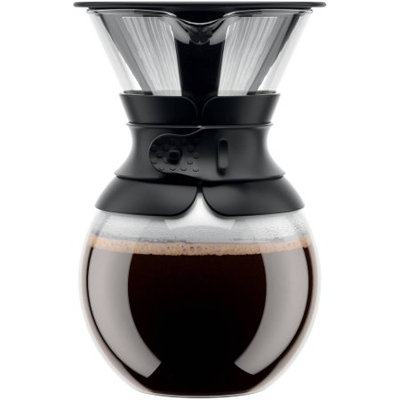 Bodum Pour Over 8 Cup Coffee Maker - Black