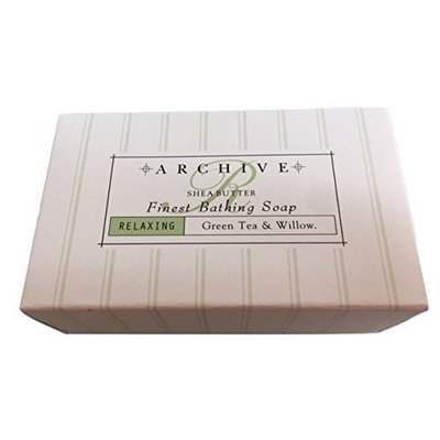 Archive Essentials Green Tea & Willow Soap 1.25oz Each, Set of 8