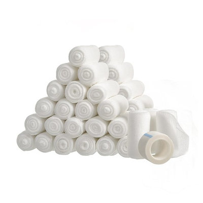 48 Gauze Bandage Rolls with Medical Tape, 2