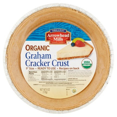 Arrowhead Mills Organic Graham Cracker Crust, 6 oz, 12 pack