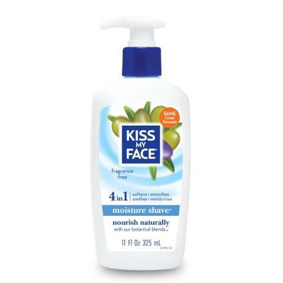 Kiss My Face 0587931 Moisture Shave Fragrance Free - 11 fl oz