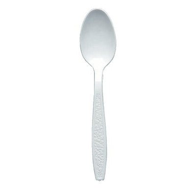 SOLO Heavyweight Polystyrene Teaspoons, White, 1000 Per Case SCC GBX7TW