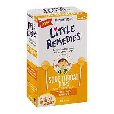 6 Pack - Little Colds Honey Pops For Childrens Cough 10 Pops Each