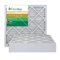 AFB Gold MERV 11 20x22x1 Pleated AC Furnace Air Filter. Filters. 100% produced in the USA. (Pack of 6)