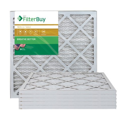 AFB Gold MERV 11 20x22x1 Pleated AC Furnace Air Filter. Filters. 100% produced in the USA. (Pack of 6)