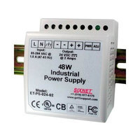 Red Lion Controls - ET-PS-024-02 - 85-264VAC to 48VDC, 2A, 48W Power Supply