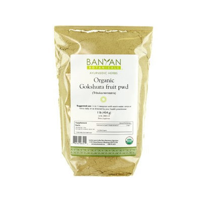 Banyan Botanicals - Organic Gokshura Fruit Powder Tribulus Terrestris - 1 lb.