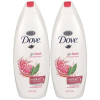 Dove Go Fresh Body Wash, Cool Moisture, 24 oz, 2 pk