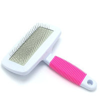 Niubow Professional Quality Pet Slicker Brush with Coated Pin Tips for Dogs & Cats - Gently Removes Mats & Loose Dead Hair Easily