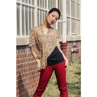 Reno Rose Pirose Motherhood Nursing Scarf Cover ,Leopard