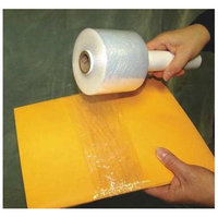 Value Brand 15A932 Hand Stretch Wrap, Clear, 600 ft.L, 3In W