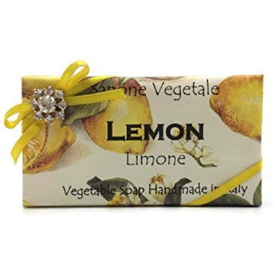 Great Gift Idea Sapone Vegetable Soap, Lemon, Limone 300g- 10.5 oz