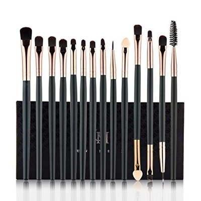 callm 14 PCs Makeup Brush Sets Makeup Brushes Kits Foundation Cosmetic Powder Professional Toiletry Travel Make Up Tools (black)