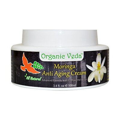 All Natural Moringa Anti Aging Cream. ★ Plant Based Vitamins and Minerals. ★ Advanced Herbal Formula with 13 Herbs ★ Ultimate Healthy Skin Rejuvenator. ★ Naturally Enhances Skin and Look. ★ Chemical FREE.