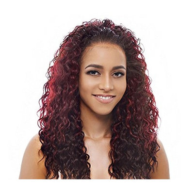Janet Collection New Easy Quick AGATHA Half Wig (1 - Jet Black)