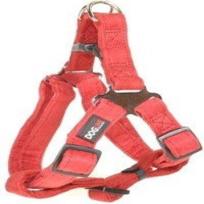 Dogline M8104-3 25-31 L x 1 W inch Comfort Microfiber Step-In Harness, Red