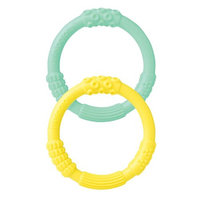 Silicone Teether Dual Pack Mint/Banana Lifefactory 2 Pack