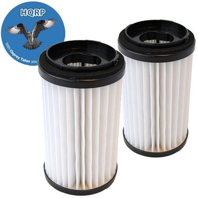 HQRP Washable HEPA Filters fits DCF-1 / DCF-2 Kenmore Commercial, Ultra Care, Dual Sweep Vacuum Cleaners + HQRP Coaster (Pack of 2)