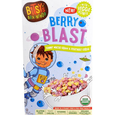 Bitsy's Brain Food Organic Gluten Free Cereal Green Berry Blast - 6.7 oz pack of 4