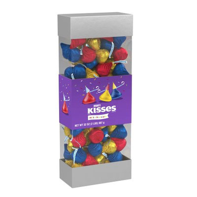 Kisses Birthday Milk Chocolates, 32 Oz