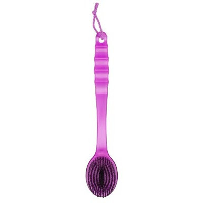 The Bathery® Charcoal Infused Bristle Bath Brush - Colors may vary