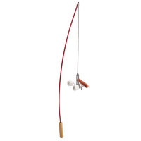 Firebuggz Hot Dog and Marshmallow Roasting Campfire Fishing Pole - Red